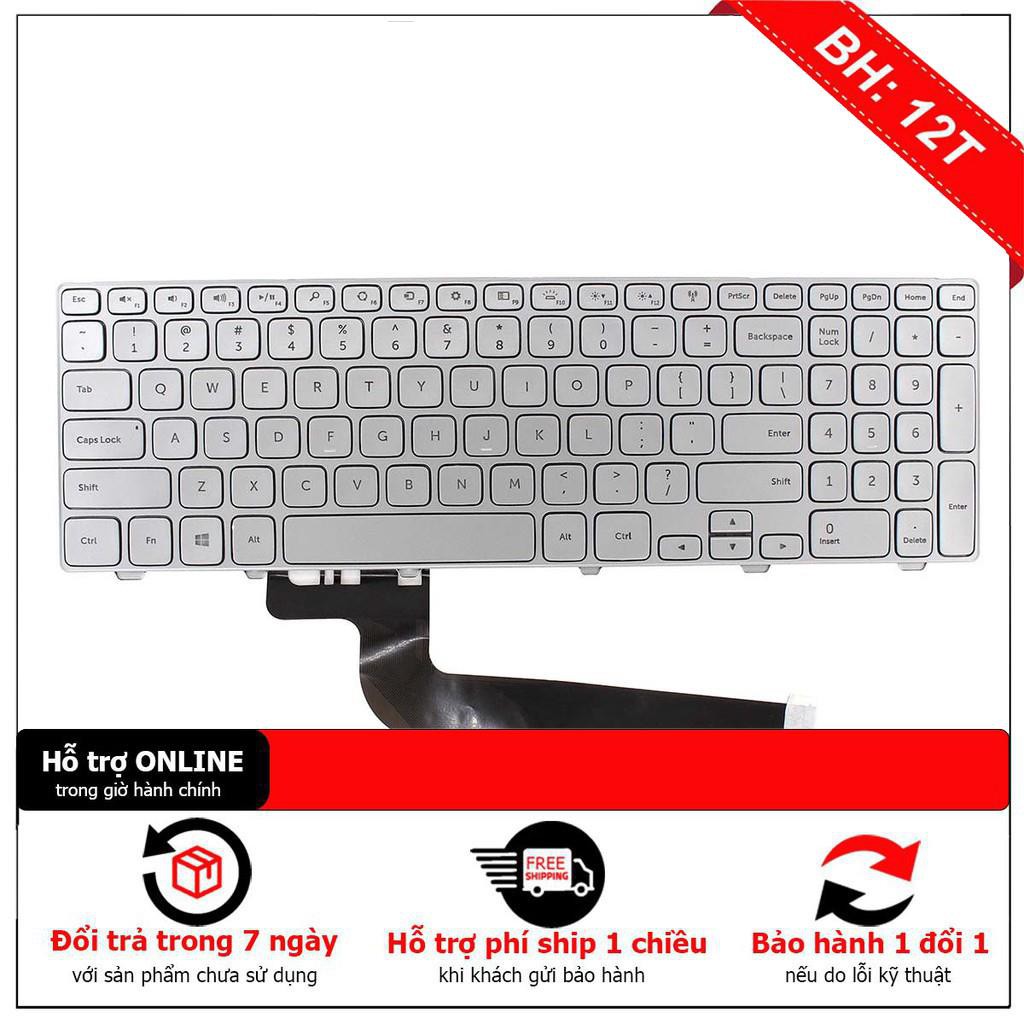 Bàn phím laptop Dell Inspiron 15-7000 15-7537 15 7000 7537 P36F KK7X9 0KK7X9 CN-0KK7X9 có đèn led