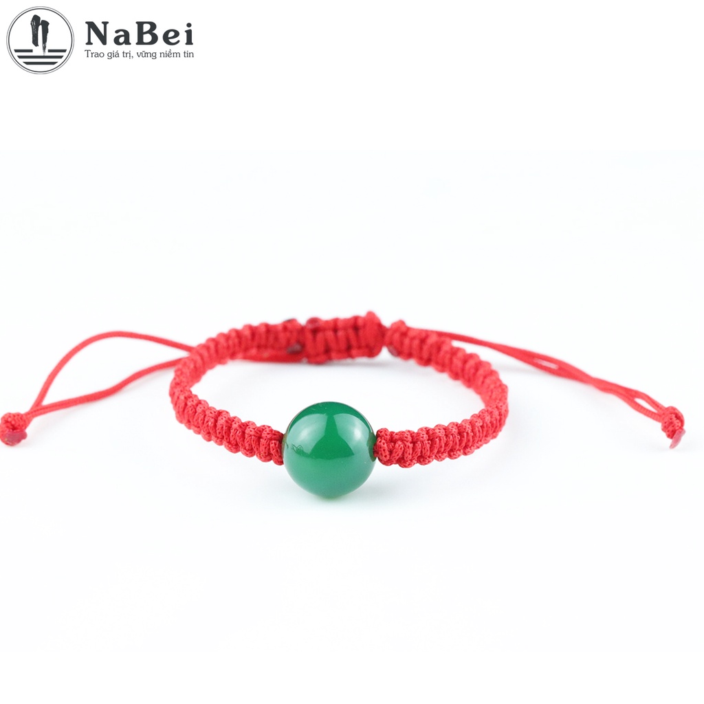 Vòng Tay Đá Mã Não Tự Nhiên Tết Chỉ Phù Hợp Với Kim, Thủy, Mộc, Hỏa, Thổ NB181 - Phong Thủy NaBei Store