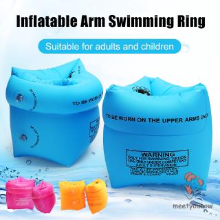 Arm Floaties Inflatable Swim Arm Bands Floater Sleeves Swimming Rings Tube Armlets for Kids Adults