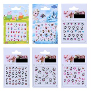 Bộ Miếng Dán Móng Hình Hello Kitty