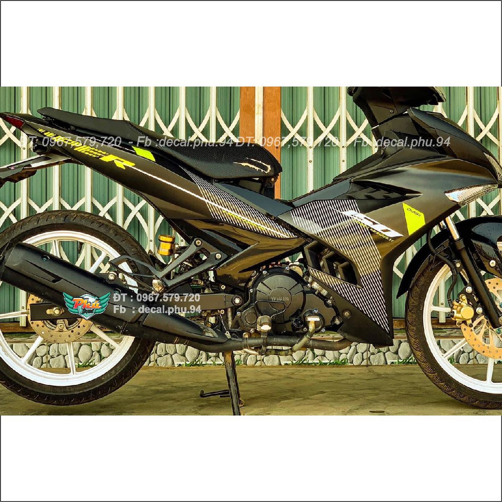 Tem Rời Exciter 150 Mx đỏ đen (J)