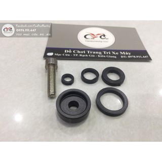 [Rẻ Nhất Shopee] Bộ chế làm xoay chân kiếng 360 độ - bộ ron nhựa chế làm xoay chân kính xe máy