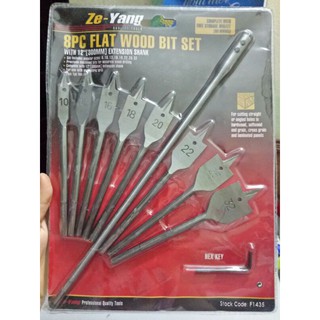 Bộ 8 mũi khoan khoét gỗ đuôi cá
