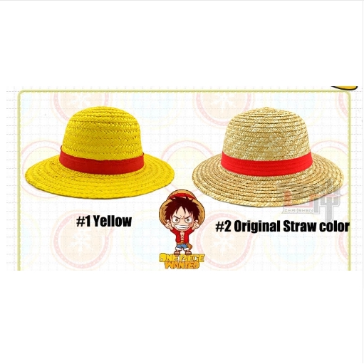 Nón cối hóa trang nhân vật One Piece Monkey D Luffy dành cho halloween