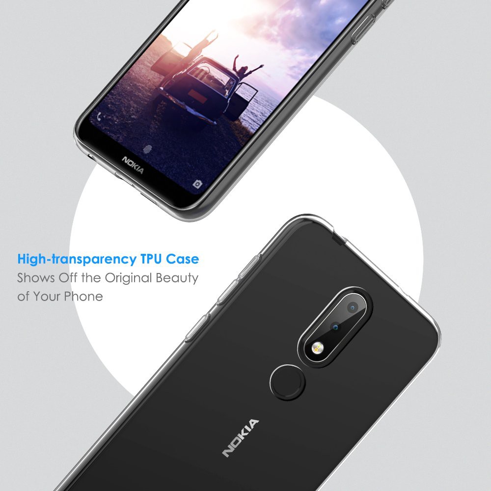 [Giá rẻ nhất ] Ốp lưng Nokia X6 dẻo trong siêu mỏng 0.5 mm