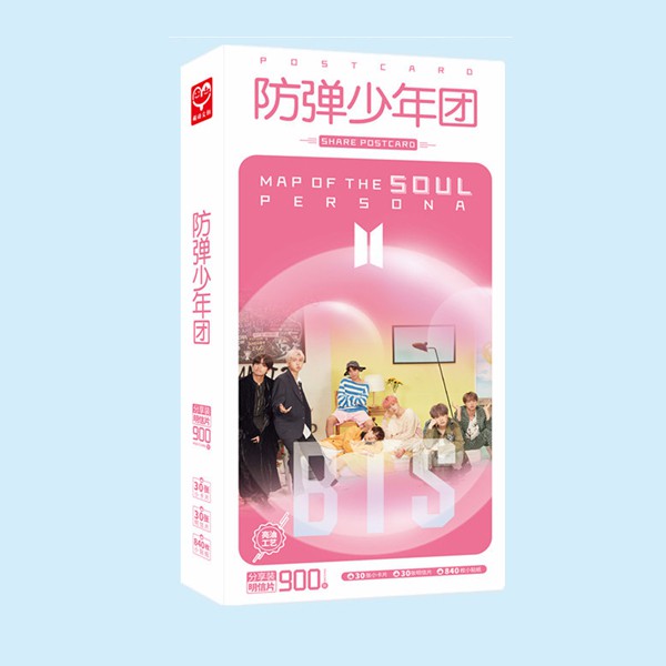 Postcard Bts persona 900 ảnh mẫu bong bóng hộp ảnh bộ ảnh có ảnh dán + lomo + postcard bưu thiếp