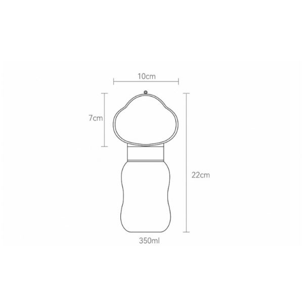 BÌNH NƯỚC DU LỊCH ĐA NĂNG DÀNH CHO CHÓ MÈO