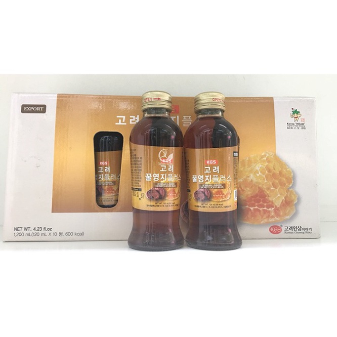 Nước Linh Chi Mật Ong KGS 120ml x 10 Chai