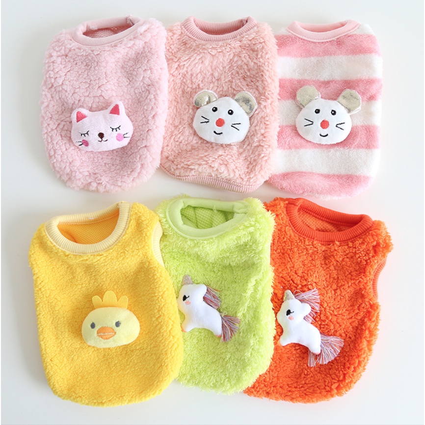 Áo nỉ cho chó mèo con size bé, thú cưng nhỏ dưới 1,5kg, size xxs, áo size siêu nhỏ