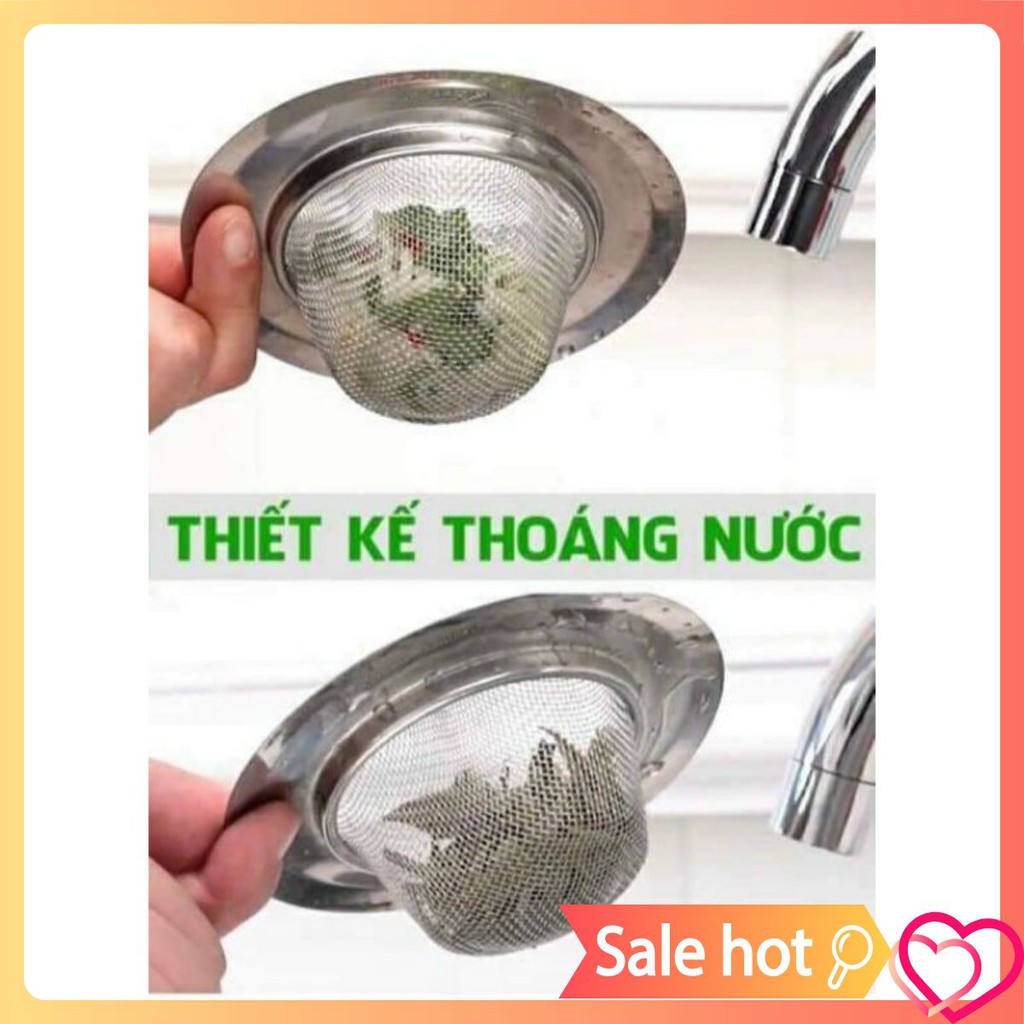 Nắp chặn rác bồn rửa bát inox ( Sét 2 cái )