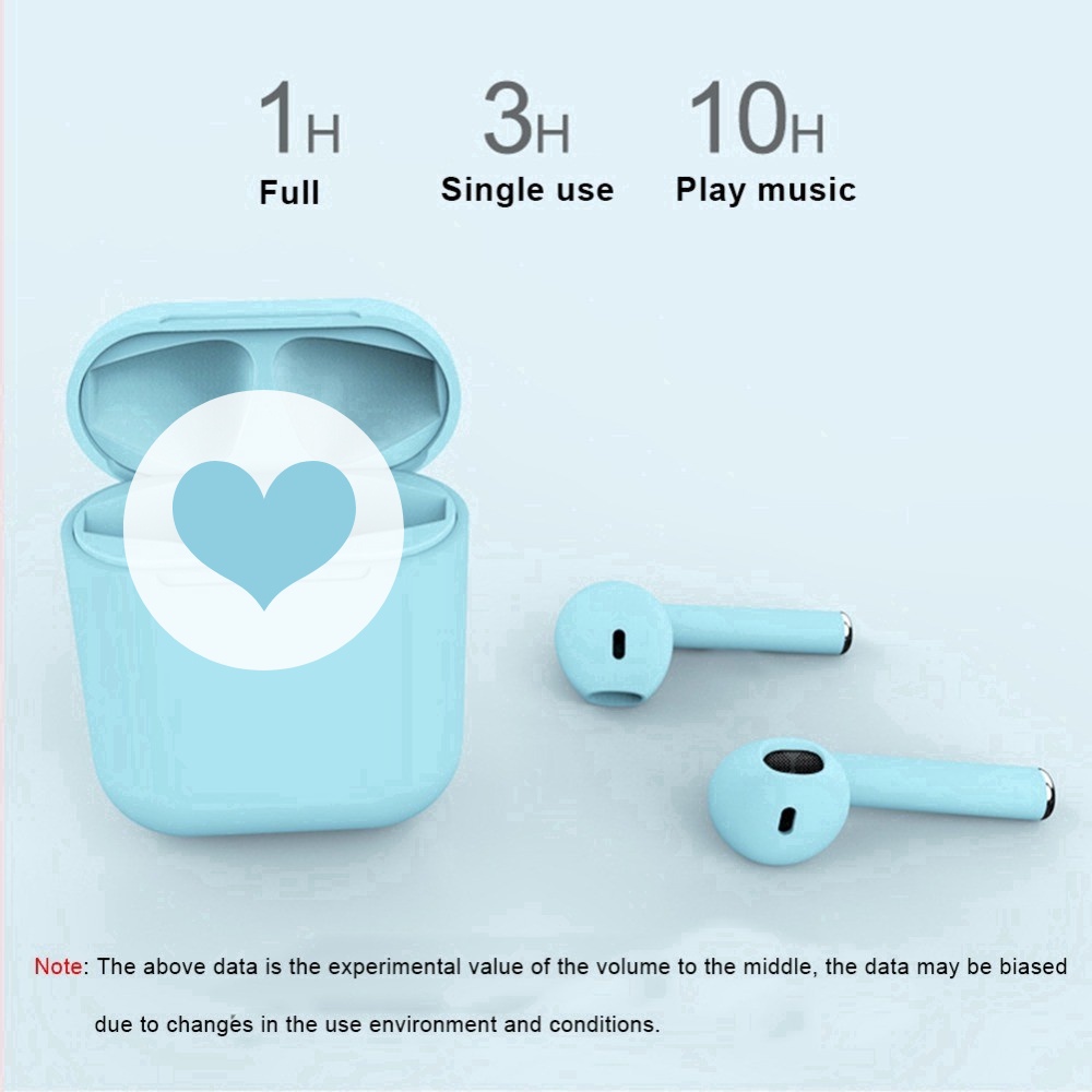 Tai Nghe i12 Inpods 12 TWS Bluetooth 5.0 Không Dây Kèm Hộp Sạc