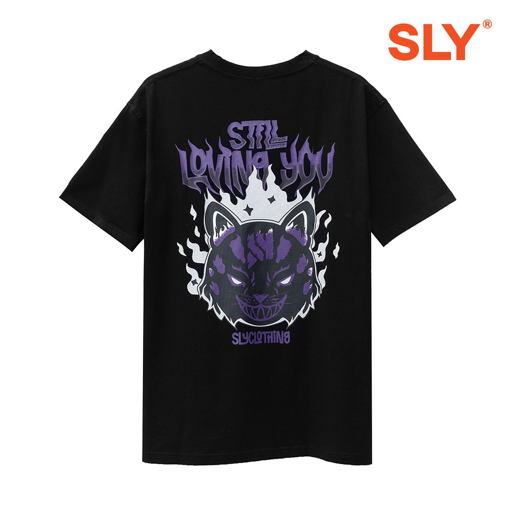 [Mã INCU50 giảm 50K đơn 250K] Áo thun SLY Poppy Fire màu đen | BigBuy360 - bigbuy360.vn