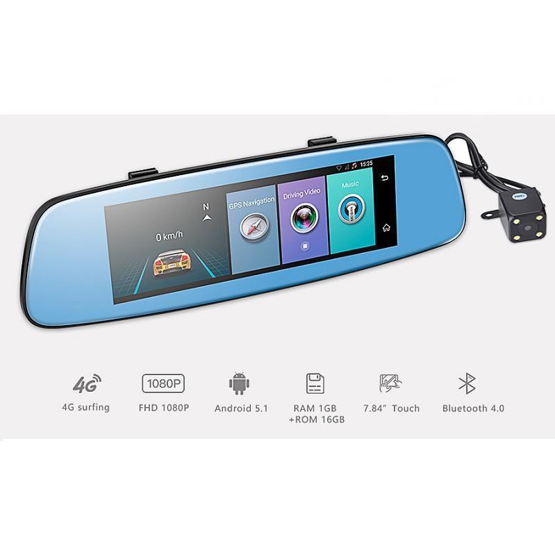 [Giảm giá]  Camera hành trình gương Android 7 inch 4G/WIFI/GPS/ADAS E06 giám sát từ xa | BigBuy360 - bigbuy360.vn