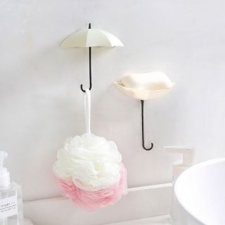 Sét 3 Móc dán tường 3d hình chiếc ô xinh