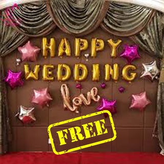 | MIỄN PHÍ| 10 bóng khi mua HAPPY WEDDING