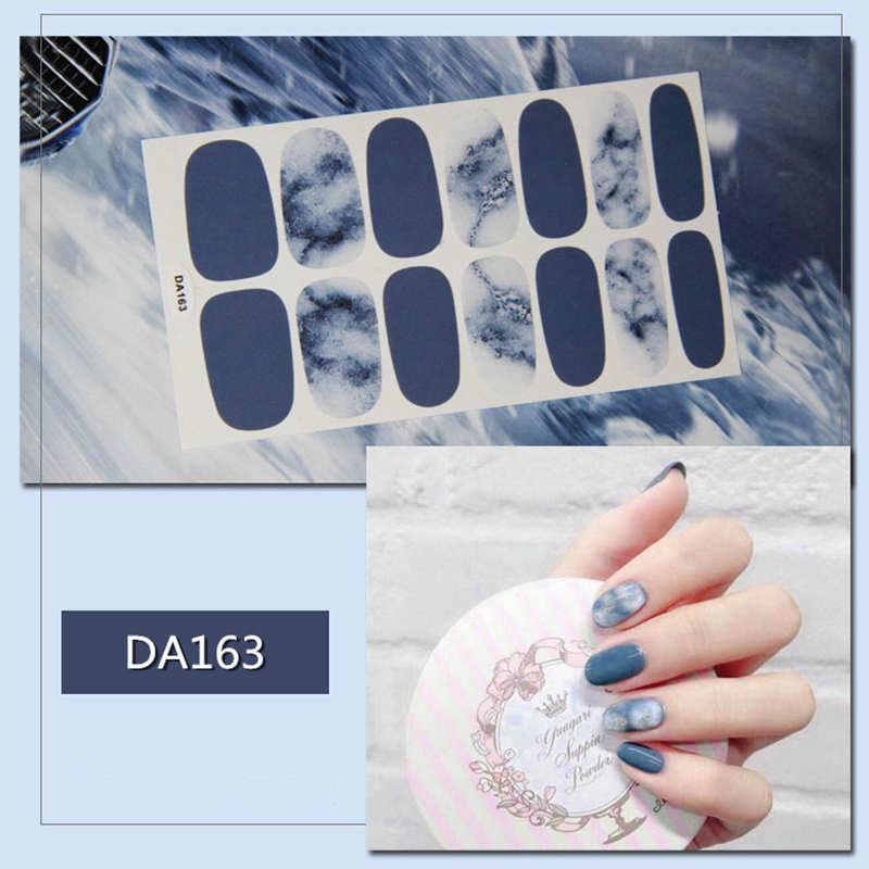Bộ 14 miếng dán móng tay/tờ 3D Độc Đáo DIY DA161-180