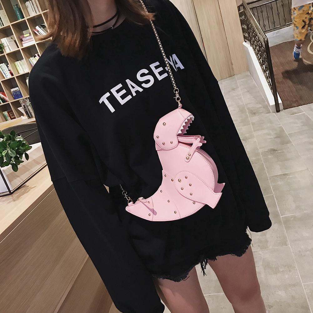 Túi đeo chéo da PU hình khủng long