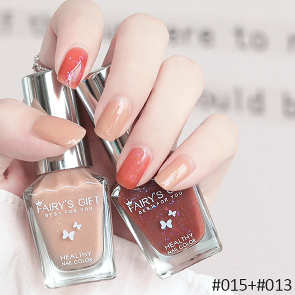 [Hàng mới về] Sơn móng tay màu thời trang nhanh khô tôn da