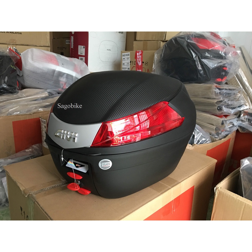 Thùng xe SH 350i, thùng Givi B34N kèm đế, hàng chính hãng, bảo hành 2 năm