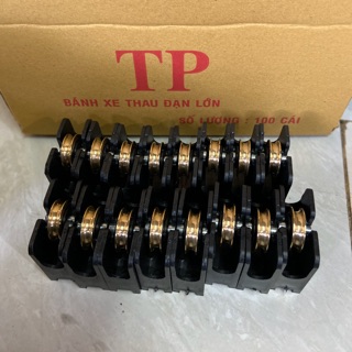 -Bánh xe thau cửa lùa nhôm kính loại Lớn