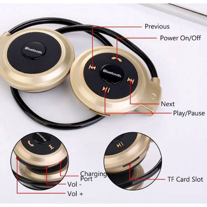 Tai Nghe Bluetooth Không Dây Mini 503 Có Micro