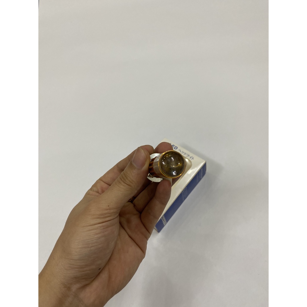 Đèn Led xe máy - Pha Bi Cầu 2 Màu Trắng - Vàng Chân M5 - H4 Lắp cho Oto và Xe máy Mẫu !
