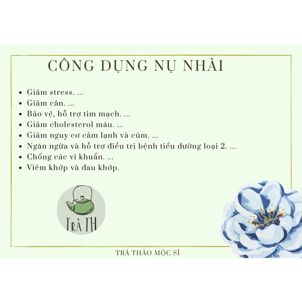 ( ảnh thât + video ) nụ nhài trắng sấy khô bảo vệ tim mạch 100 gram trà thảo mộc sỉ