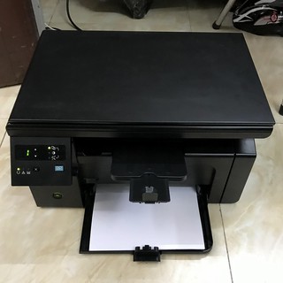 Máy in cũ HP M1132 in, photo, scan + tặng kèm hộp mực mới, dây nguồn, dây kết nối máy tính