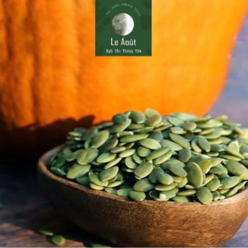 500g Nhân Hạt Bí Xanh Hữu Cơ (Tươi / Sấy Chín) Tách Vỏ - Green Pumpkin Seed