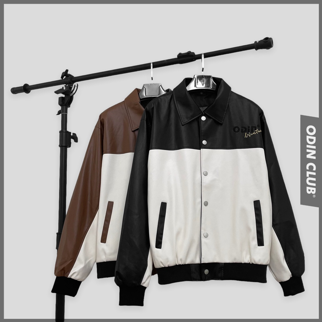 Áo Khoác Leather Jacket ODIN CLUB, Áo khoác da Local Brand ODIN CLUB