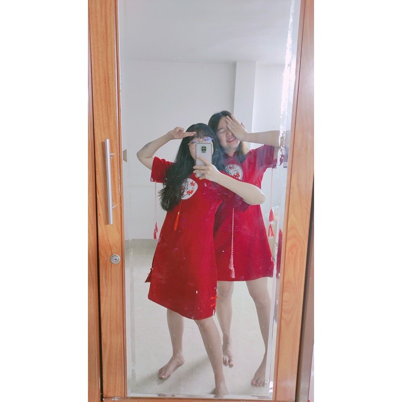 Sườn xám cách tân hiện đại, ĐẦM TẾT ĐẸP- HÌNH THẬT 100% | BigBuy360 - bigbuy360.vn