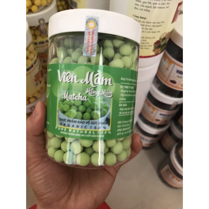 viên mầm matcha hồng sâm hộp 500g | BigBuy360 - bigbuy360.vn