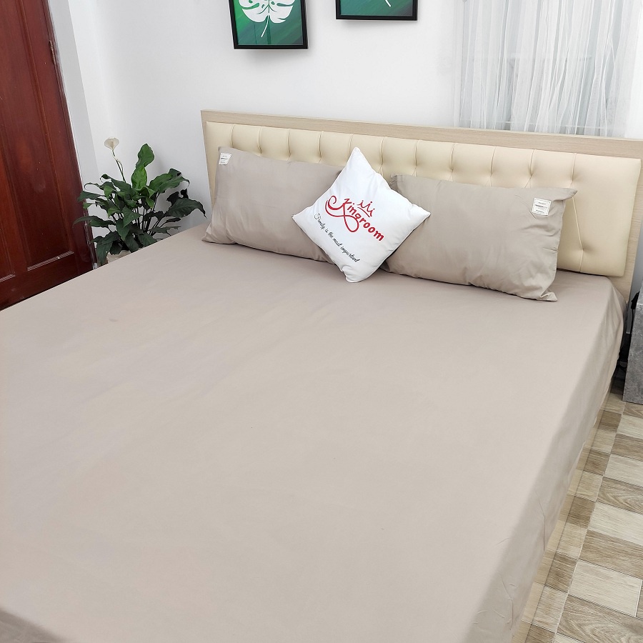 Bộ ga gối 3 món vải cotton đủ màu 920 Shop Kingroom chuyên ga nệm đủ kích thước | BigBuy360 - bigbuy360.vn