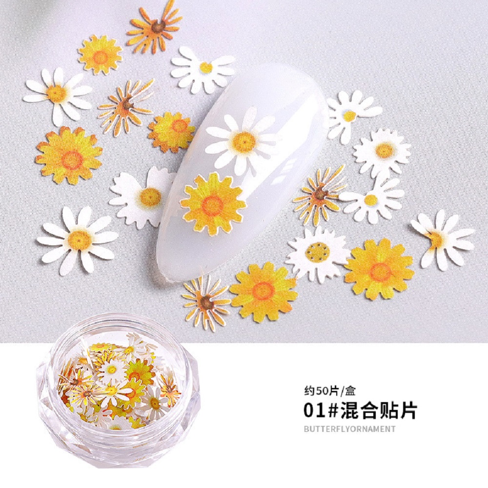 NEW (Hàng Mới Về) 1 Hộp Chi Tiết 3d Trang Trí Móng Tay Nghệ Thuật