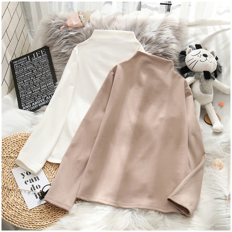 Áo Thun Nữ Dài Tay Màu Sắc Nhã Nhặn Thời Trang