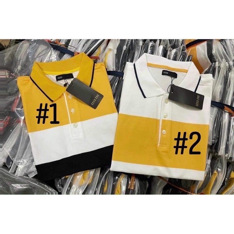 [ Hàng Loại 1]- Áo POLO Nam Seed 2 Màu,Vải Cá Sấu Cotton Dày Dặn | BigBuy360 - bigbuy360.vn