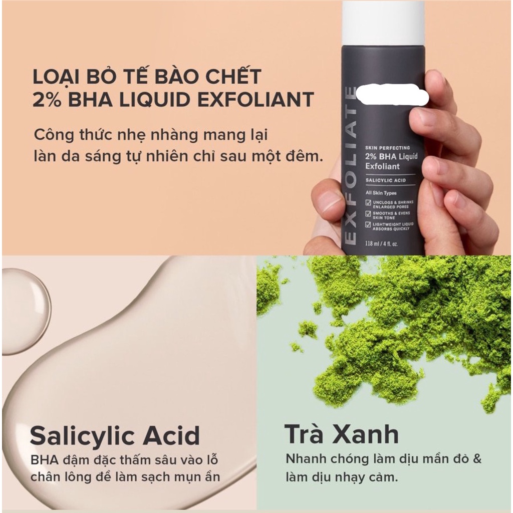 Dung Dịch Tẩy Da Chết PLC BHA 2% Skin Perfecting 2% BHA Liquid