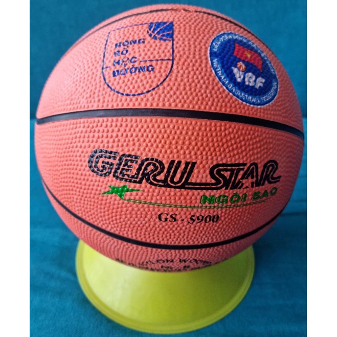Bóng rổ Gerustar Size 5,6,7 - Hàng chính hãng _ Tiêu chuẩn thi đấu _ Tặng kèm kim và lưới.