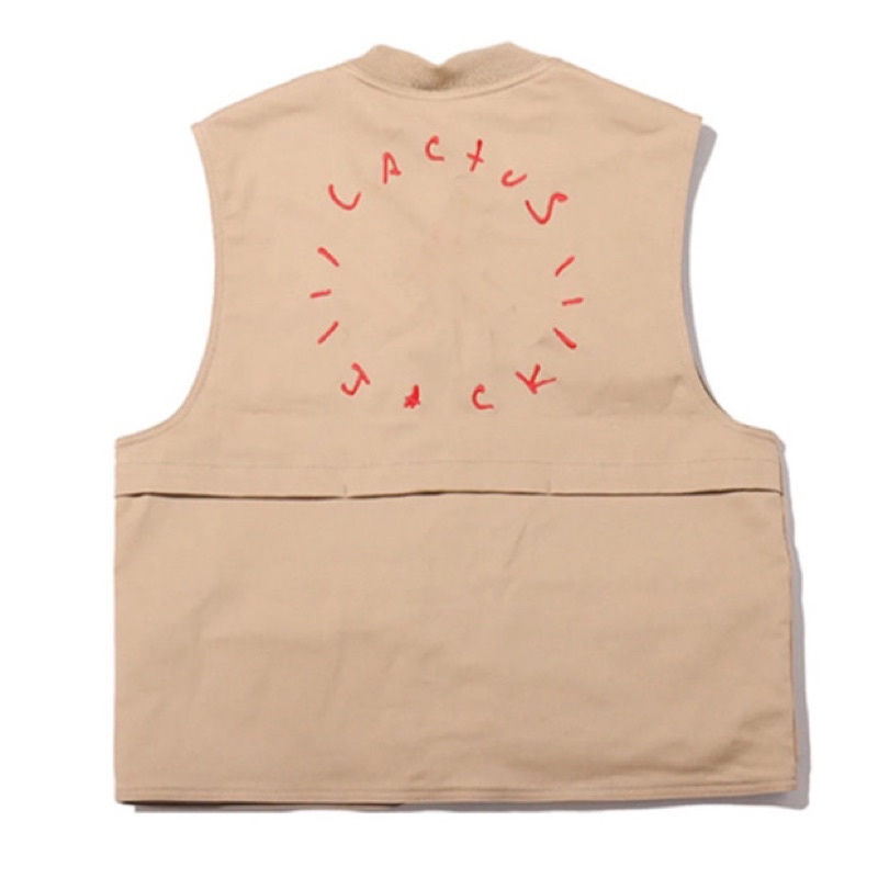 ⚡️⚡️ Áo khoác Travis Scott Cactus Jack x Jordan Utility Vest Desert/Khaki/University Red