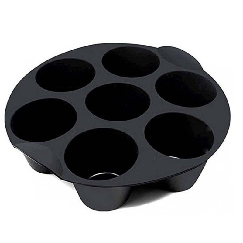 Hàng Có Sẵn Phụ Kiện 7 Cốc Làm Bánh Muffin Bánh Muffin Cho Nồi Chiên Không Dầu 3.5-5.8L Nhiều Nhiều Loại Khác Nhau