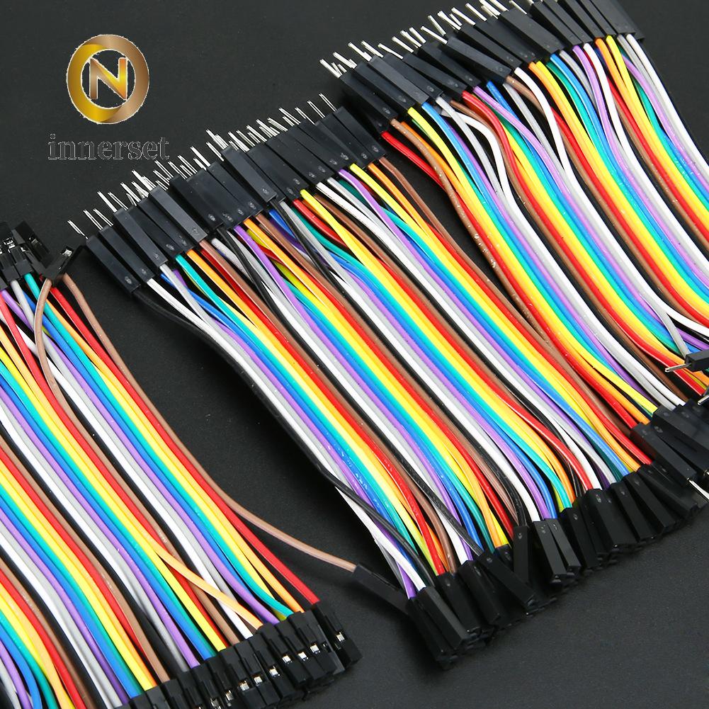 ✡Computer Accessories 120pcs  Color Ribbon Line Breadboard Dupont Cable Jump Jumper Wire