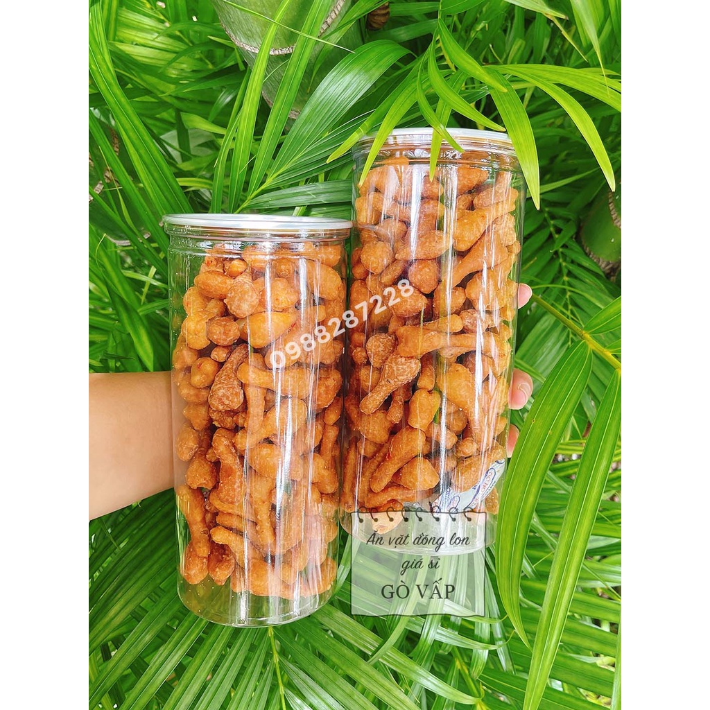 Bánh Đùi Gà Giòn Cay siêu ngon lon pet 300gr