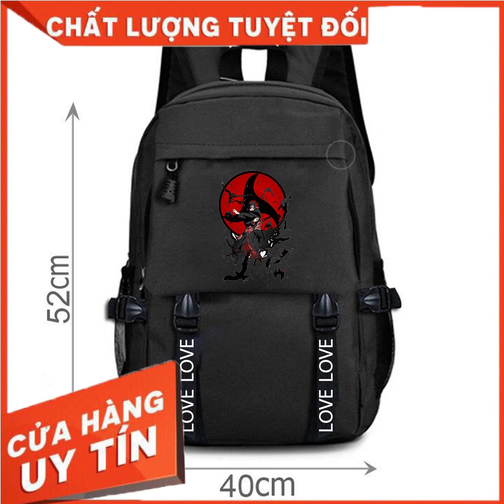 (SALE SỐC) Balo in hình Itachi Uchiha - Naruto độc đẹp giá rẻ