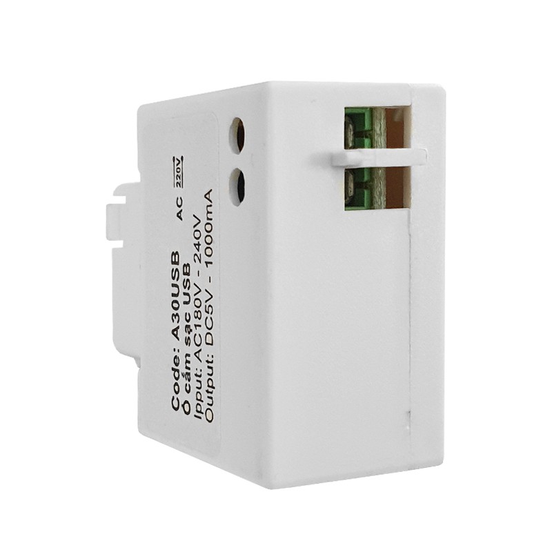 Ổ Cắm Sạc USB MPE DC 5V-1000MA A30USB-Â60USB