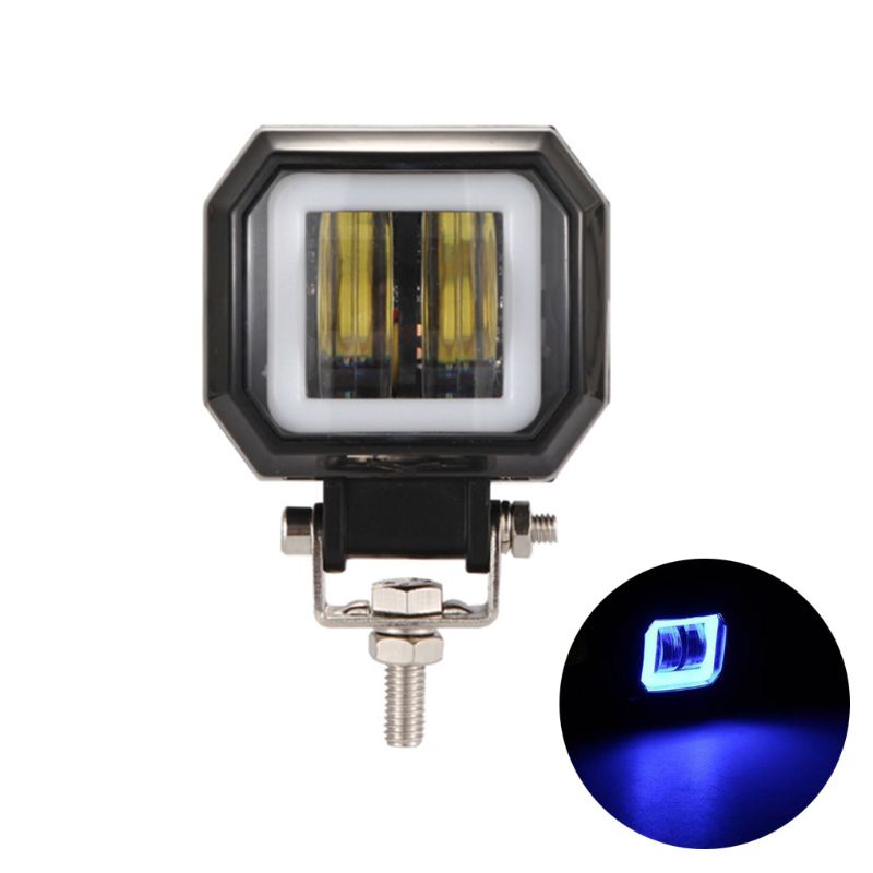 Set 2 Đèn Led Sương Mù 40W Hình Vuông Chuyên Dụng Cho Xe Hơi / Tàu Thuyền