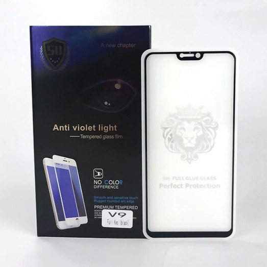 Kính Cường Lực VIVO Y71/Y85/V7/V7PLUS/V9 full màn hình tặng kèm khăn lau,giấy hút bụi.