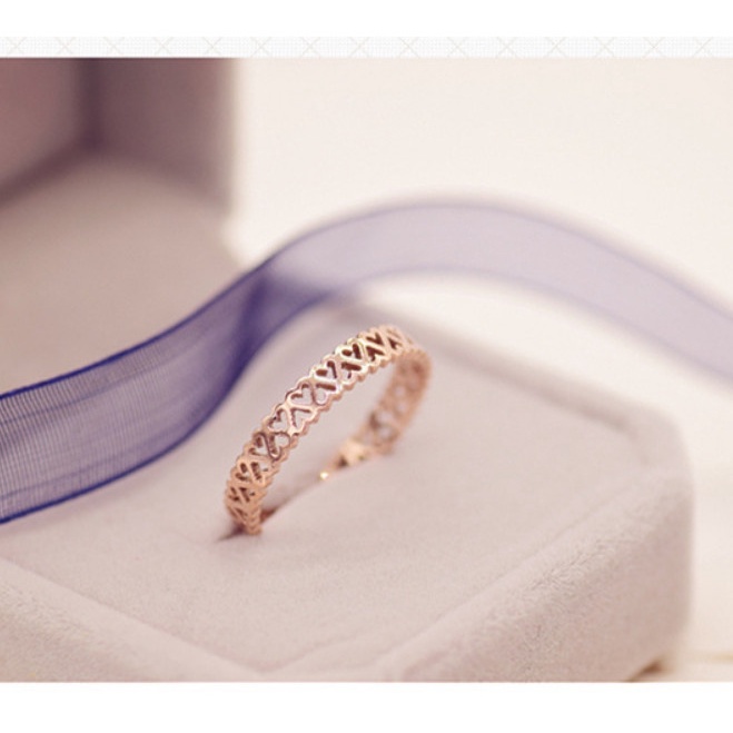 Nhẫn Hoa Văn Titan Ko Han Rỉ TT 4014