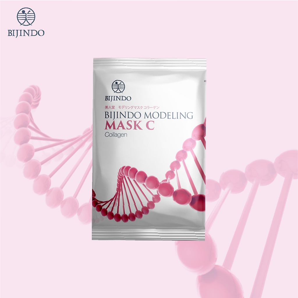 Combo 3 Mặt nạ dẻo chống lão hóa BIJINDO Modeling Mask C (Collagen), mờ thâm, giảm nám, tàn nhang, làm đều màu da 120g