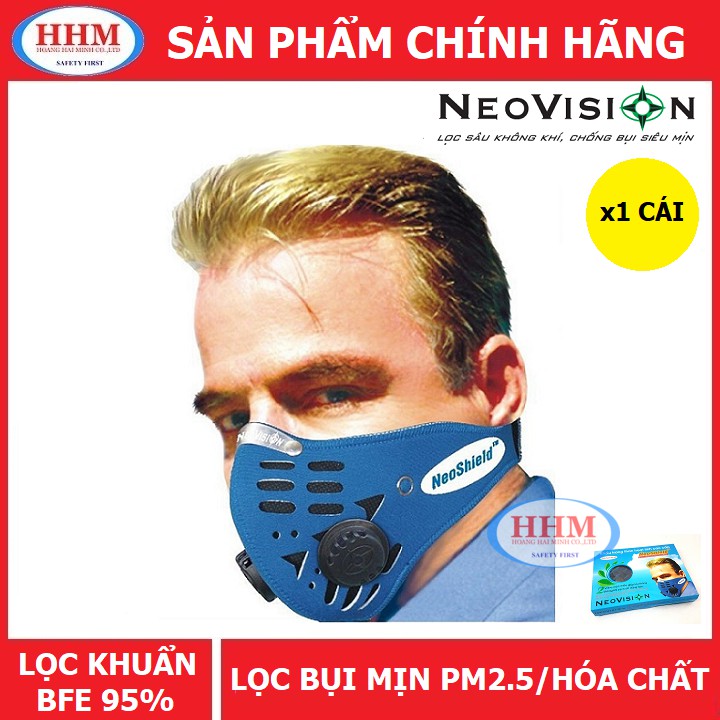 KHẨU TRANG NEOVISION NEOSHIELD - CÓ VAVLE THỞ - HÀNG CHÍNH HÃNG