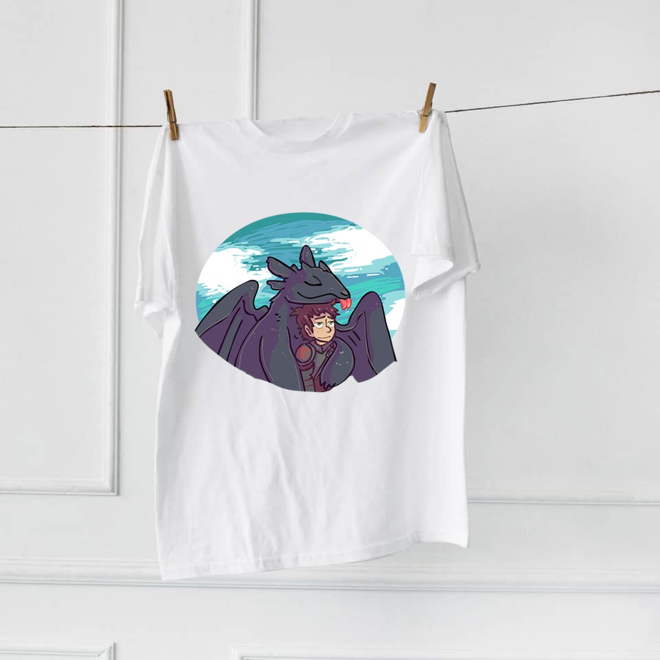 ÁO PHÔNG TAY LỠ UNISEX IN HÌNH BÉ RỒNG RĂNG SÚN IN HÌNH ẤN TƯỢNG MẪU MỚI CHO HỘI NHÓM - 25064